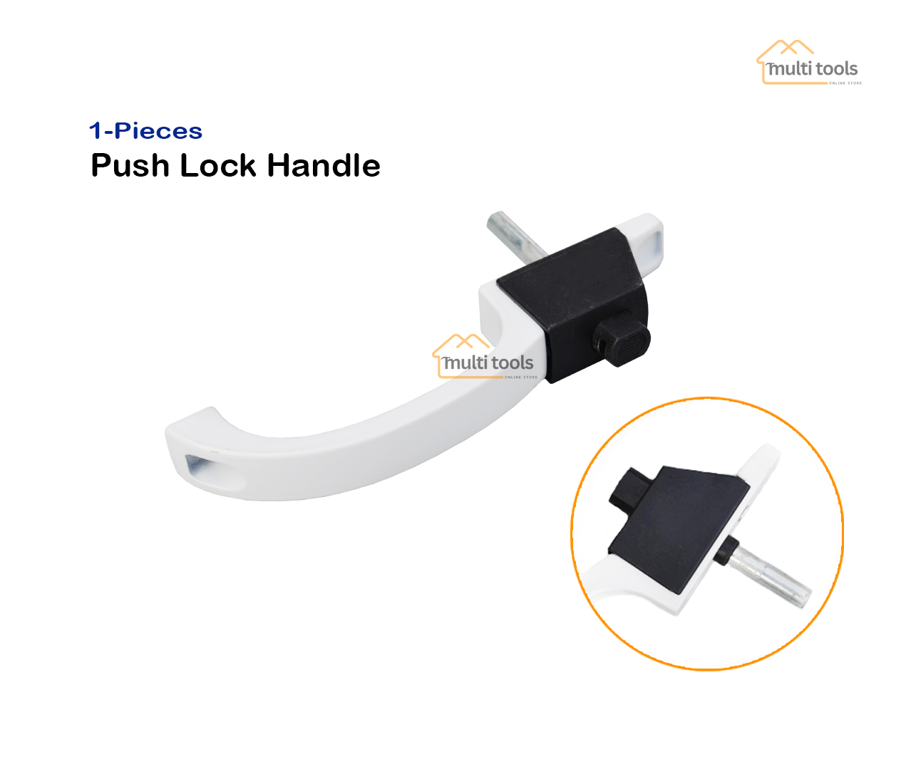 Push Lock Handle (White)